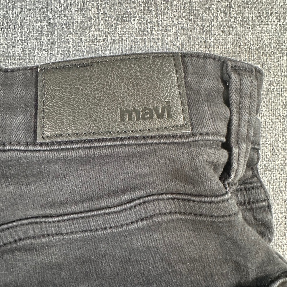 Mavi Jeans Womens 27/29 Shelia Black High-Rise Straight Leg Patch Pockets - Picture 8 of 12